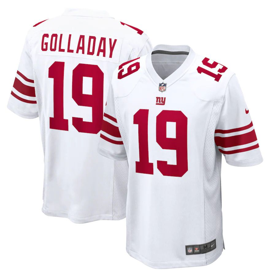 Men New York Giants #19 Kenny Golladay Nike White Game NFL Jersey->new york giants->NFL Jersey